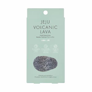 The Face Shop - Jeju Volcanic Lava Fresh Nose Strips, Nose Patches To Remove Blackheads & Whiteheads