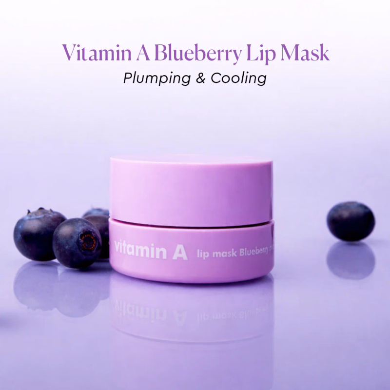 The Face Mask - Vitamin A lip mask Blueberry