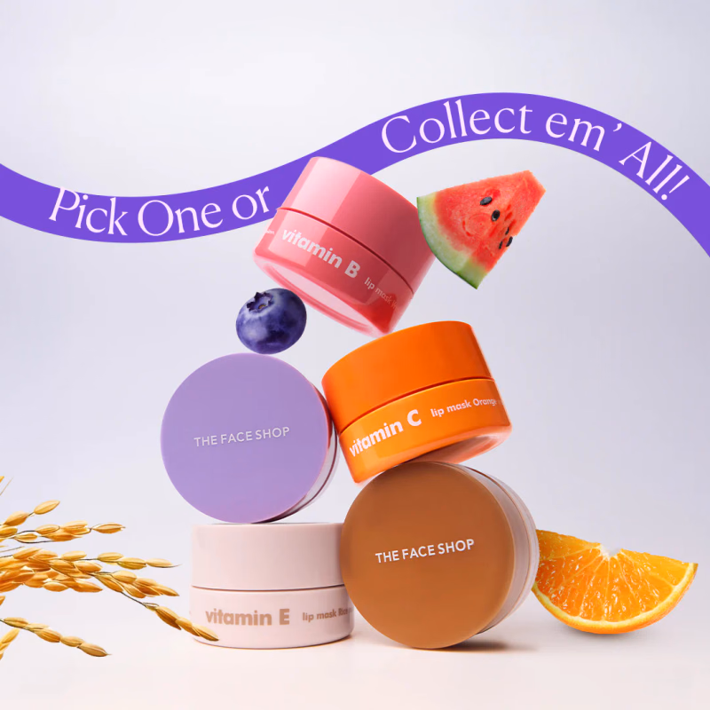 The Face Mask - Vitamin A lip mask Blueberry