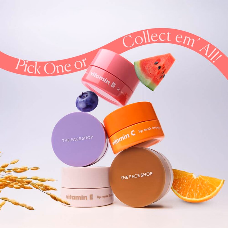 The Face shop - Vitamin B lip mask Watermelon