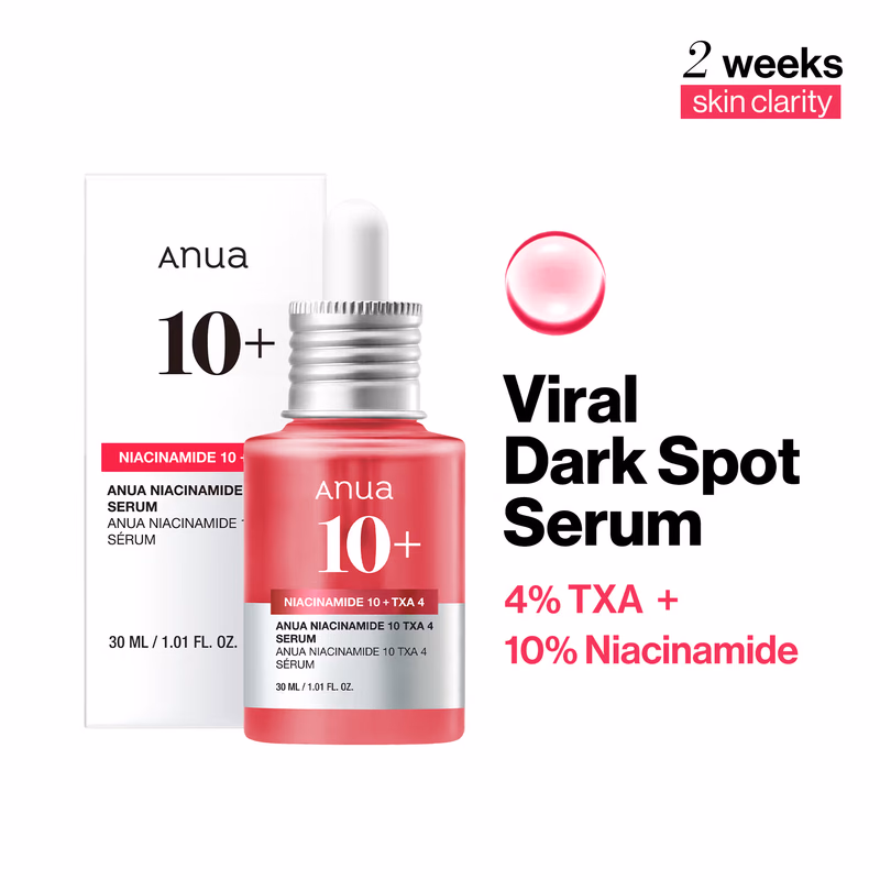Anua - Niacinamide 10 Txa 4 Serum, - Brightening Korean Serum For Dark Spots & Hyperpigmentation