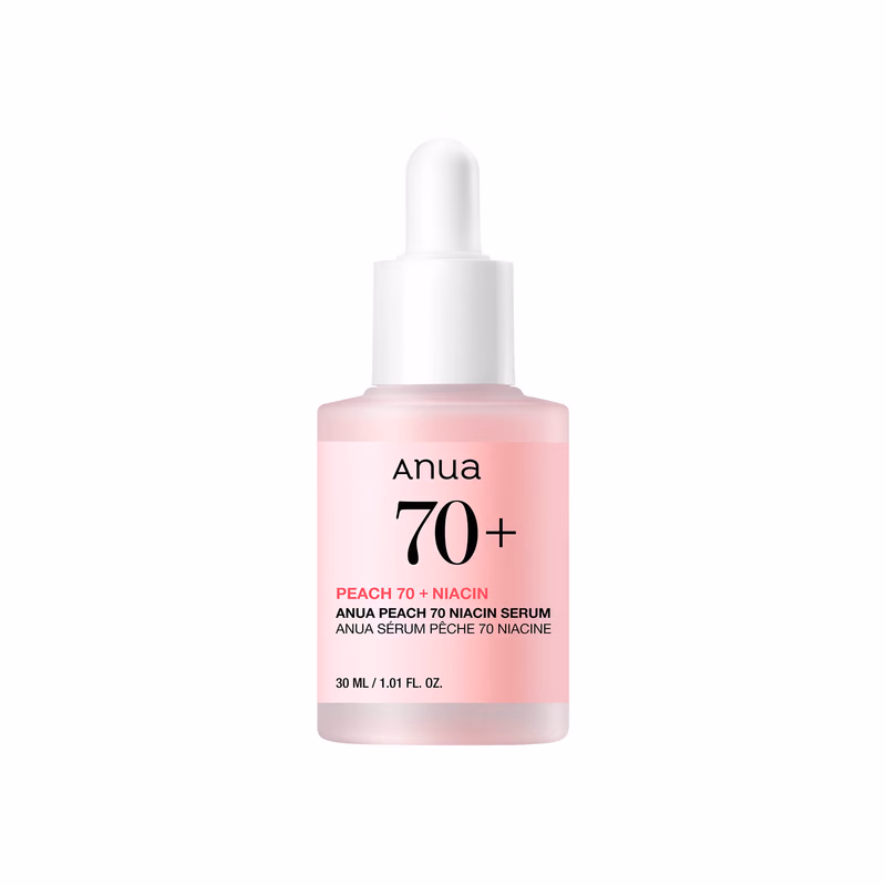 Anua - Peach 70 Niacin Serum - with 5% Niacinamide for Glass Skin, Brightens Skin & Minimizes Pores