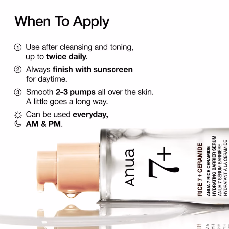 Anua - 7 Rice Ceramide - Hydrating Barrier Serum