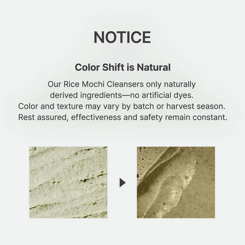 Arencia - Fresh Green Rice - Mochi Cleanser - Korean Cleanser, Mask & Makeup Remover, Reduces Blackheads