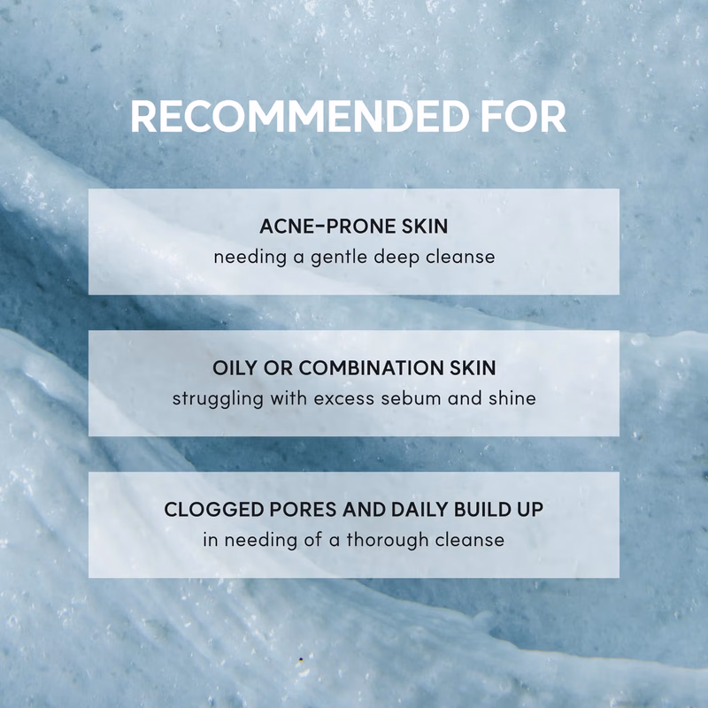Arencia - Fresh Blue Hyssop - Rice Mochi Cleanser - Gentle Exfoliating Pore Care Korean Double Cleanser
