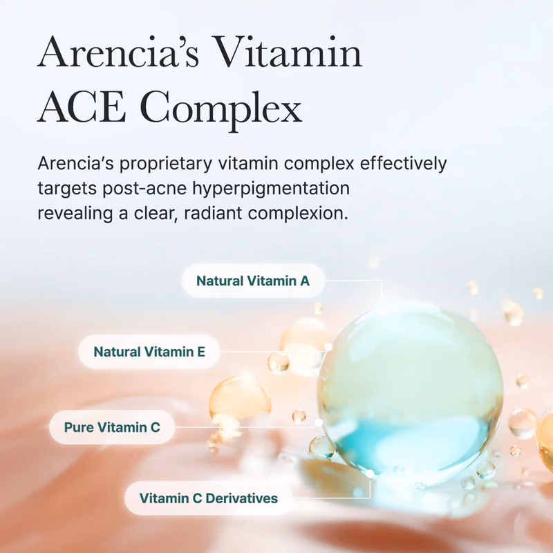 Arencia - Holy Hyssop Serum 30 - Brightening Serum for Korean Glass Skin, Reduces Hyperpigmentation