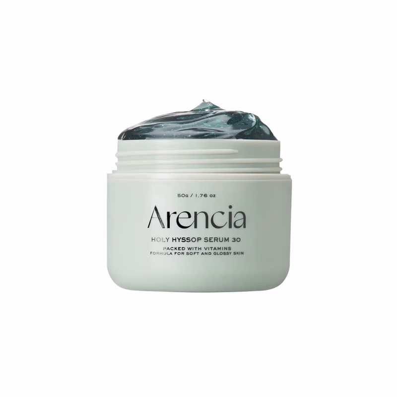 Arencia - Holy Hyssop Serum 30 - Brightening Serum for Korean Glass Skin, Reduces Hyperpigmentation