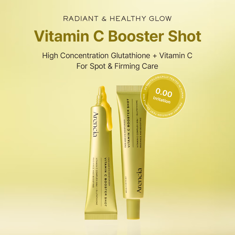 Arencia - Vitamin C Booster - Shot Serum with 5% Dual Vitamin C + Glutathione For Dark Spot Care