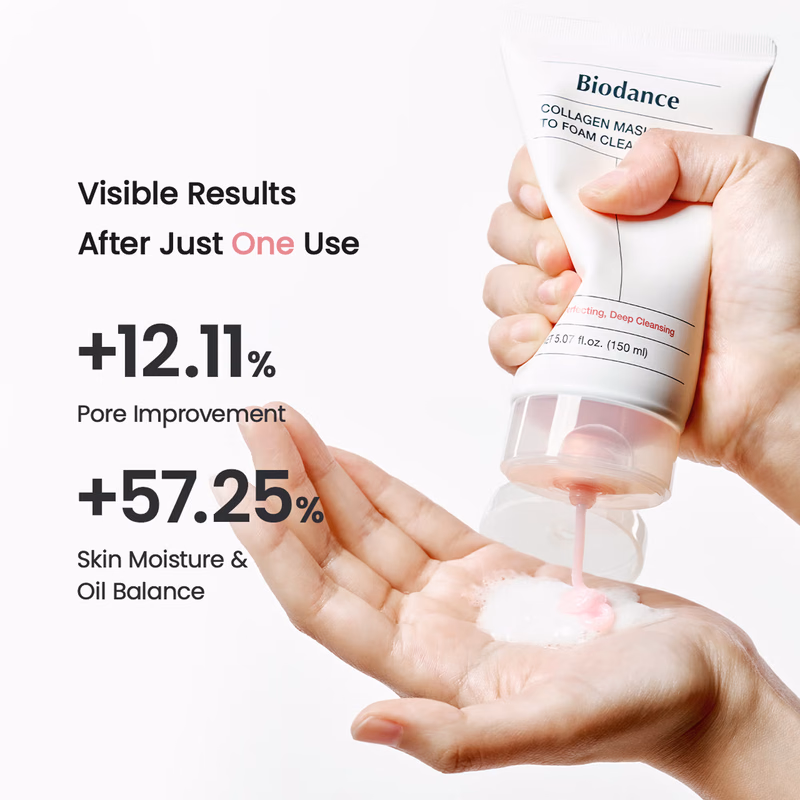 Biodance - Collagen Mask To Foam Cleanser