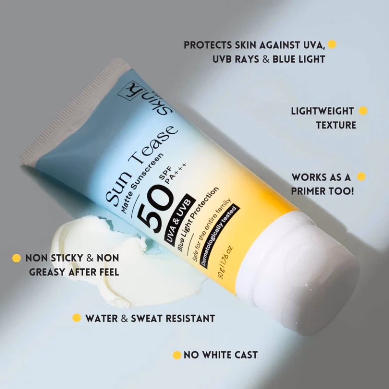 SKIN FX - Sun Tease Matte Sunscreen SPF 50 PA +++