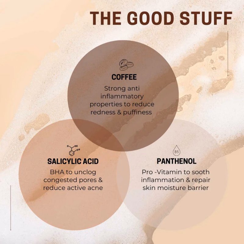 SUN FX- Superfood Coffee Shot Anti-Acne Foaming Facewash