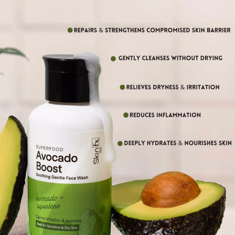Skin Fx -  Superfood Avocado Boost Soothing Gentle Facewash