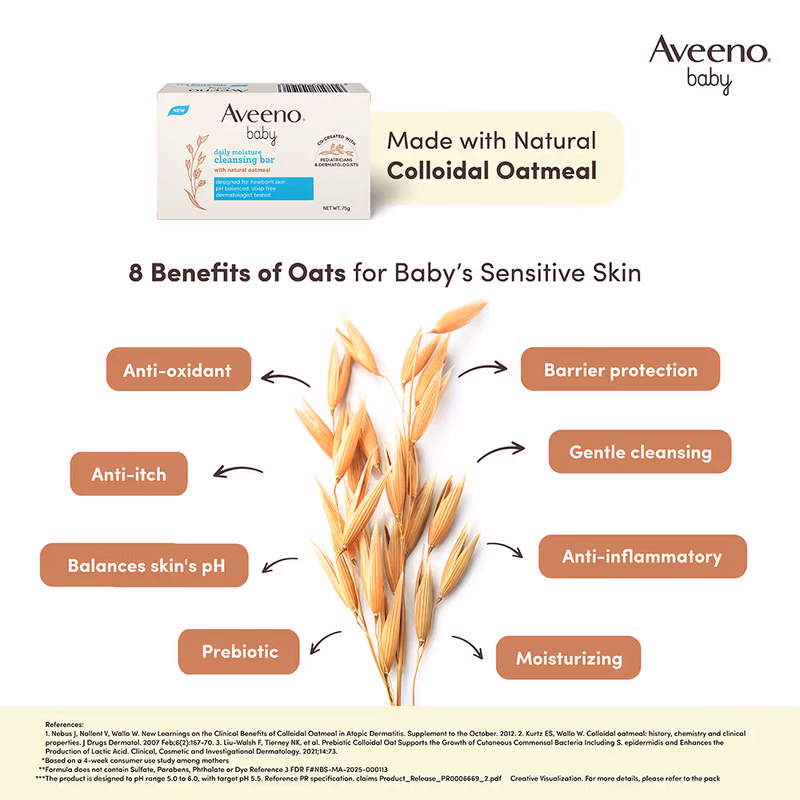 Aveeno - Baby DM - Cleansing Bar