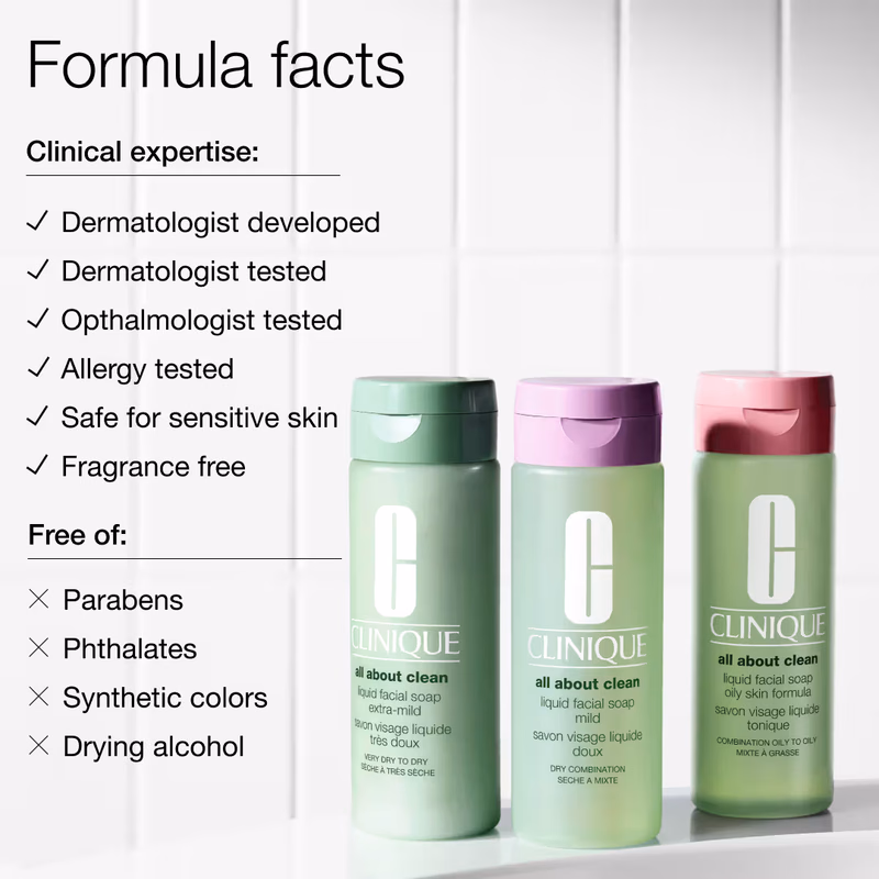 Clinique - Liquid Facial Soap Oily Skin - Combination Oily To Oily Facewash