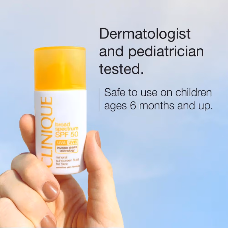 Clinique - SPF 50 UVA/UVB - Mineral Sunscreen Fluid For Face