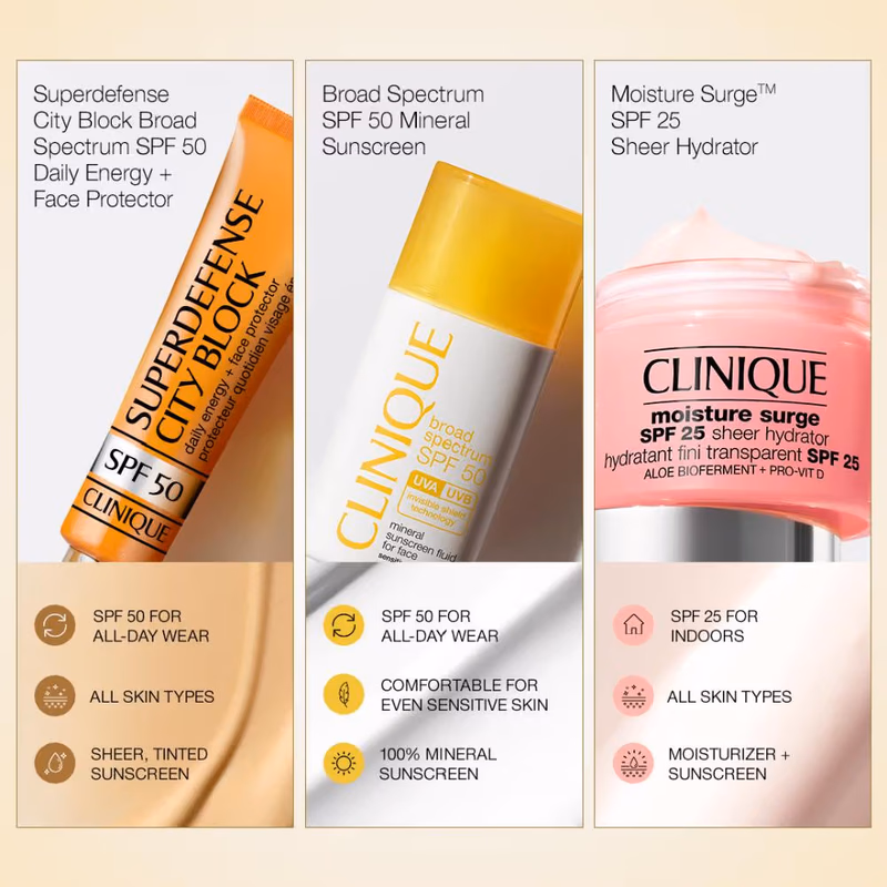 Clinique - Superdefense City Block - SPF 50 Tinted Sunscreen