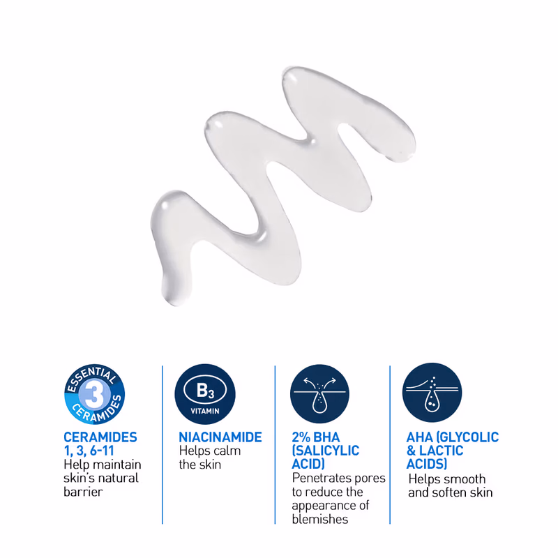 CeraVe - Blemish Control Gel - with 2% Salicylic Acid, AHA & Niacinamide for Acne Spot Treatment