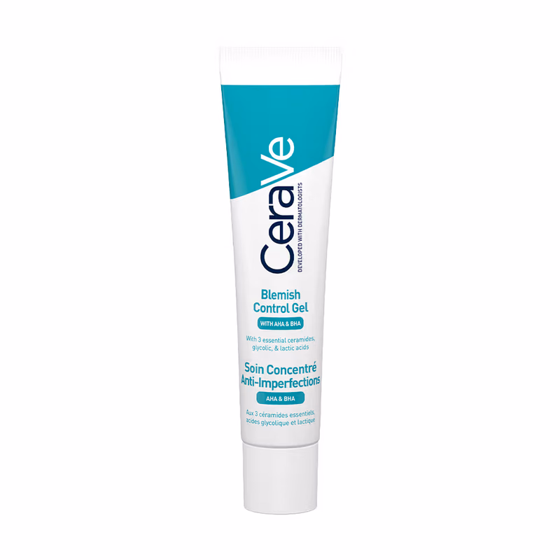 CeraVe - Blemish Control Gel - with 2% Salicylic Acid, AHA & Niacinamide for Acne Spot Treatment