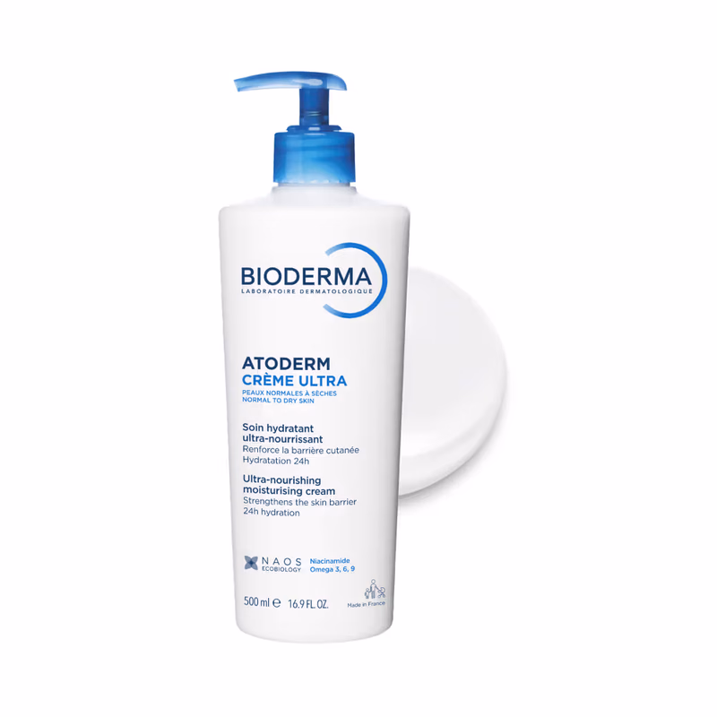 Bioderma - Niacinamide Moisturizer - Atoderm Creme Ultra - Boosts Hyaluronic Acid, Ceramides