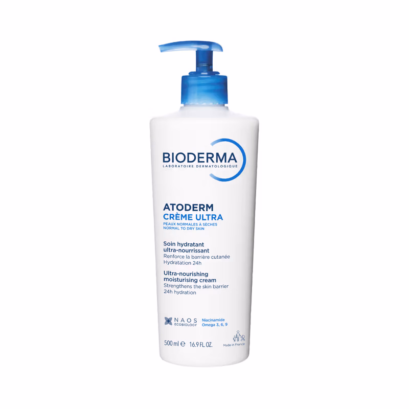 Bioderma - Niacinamide Moisturizer - Atoderm Creme Ultra - Boosts Hyaluronic Acid, Ceramides