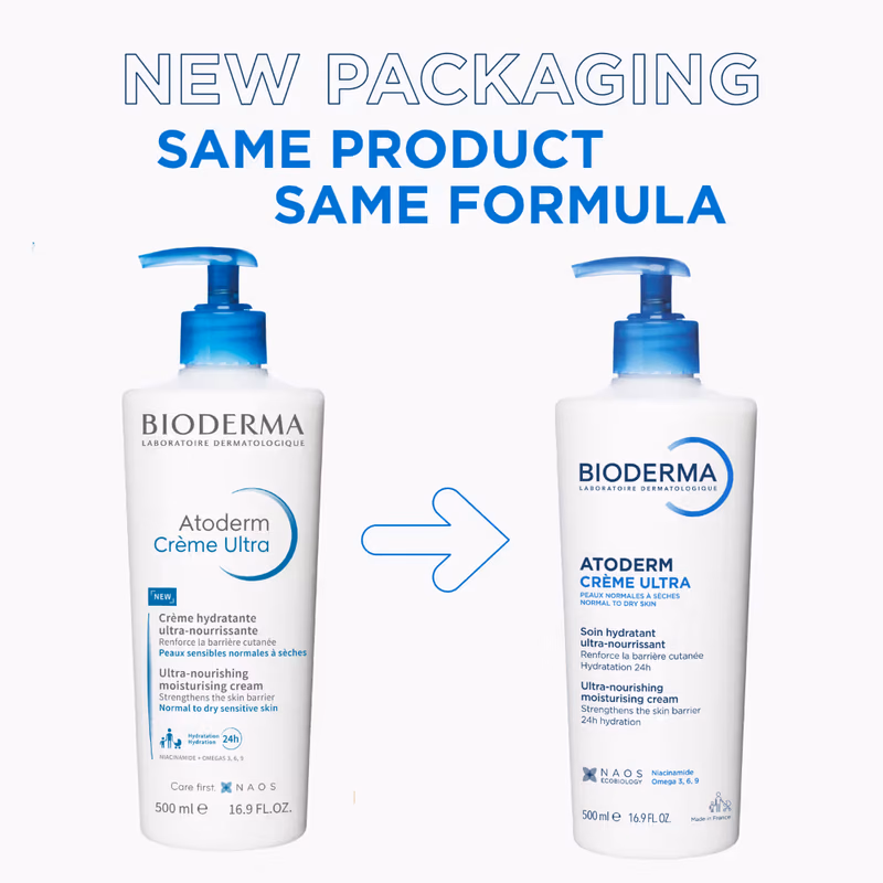 Bioderma - Niacinamide Moisturizer - Atoderm Creme Ultra - Boosts Hyaluronic Acid, Ceramides