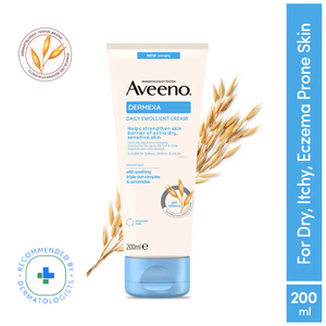 Aveeno - Dermexa Daily Emollient Cream | Oat + Ceramide Face & Body Moisturizer for Dry Sensitive Skin