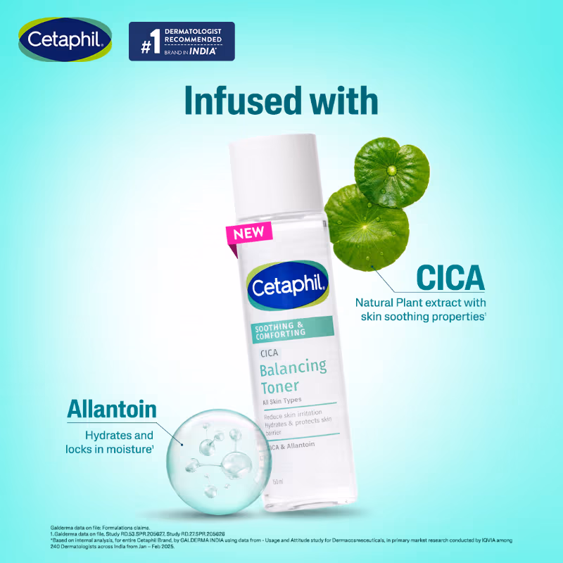 Cetaphil - CICA - Toner, Skin Barrier Protection, Reduces Irritation