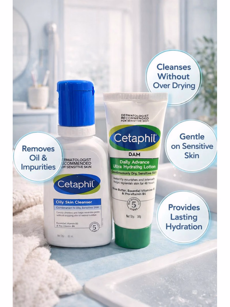 Cetaphil - Oil Control Combo for Sensitive Skin