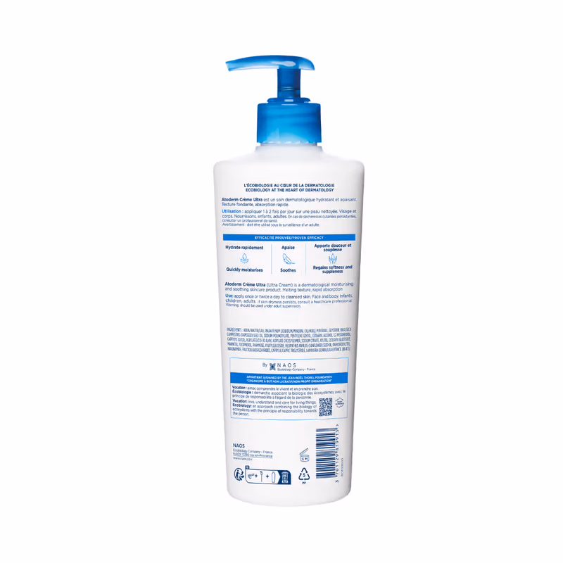 Bioderma - Atoderm Creme Ultra-Nourishing Moisturiser Pump Bottle