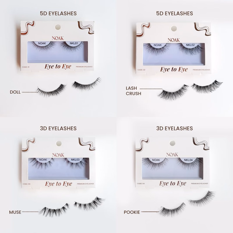 Noak - Lash Crush - Eye to Eye 5D False Eyelashes