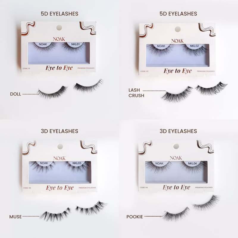 Noak - Muse - Eye to Eye 3D False Eyelashes