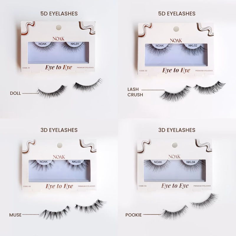 Noak - Pookie - Eye to Eye 3D False Eyelashes