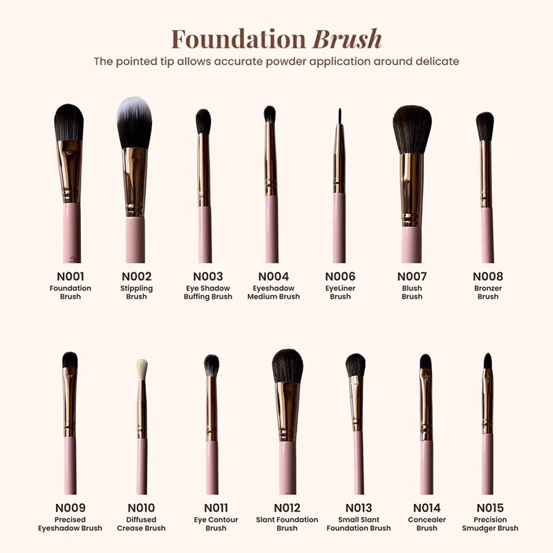 Noak - Professional Makeup Brush - Set 27 Pieces