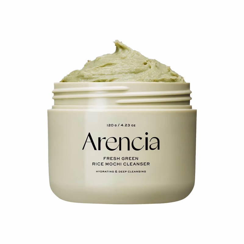 Arencia - Fresh Green Rice - Mochi Cleanser - Korean Cleanser, Mask & Makeup Remover, Reduces Blackheads