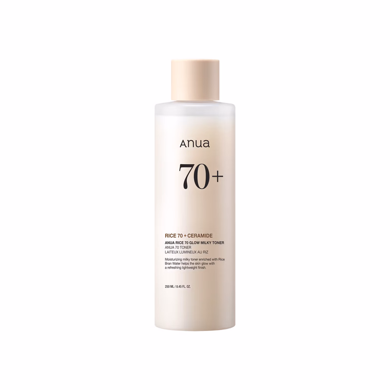Anua - Rice 70 Glow Milky Toner - with Niacinamide & Ceramide