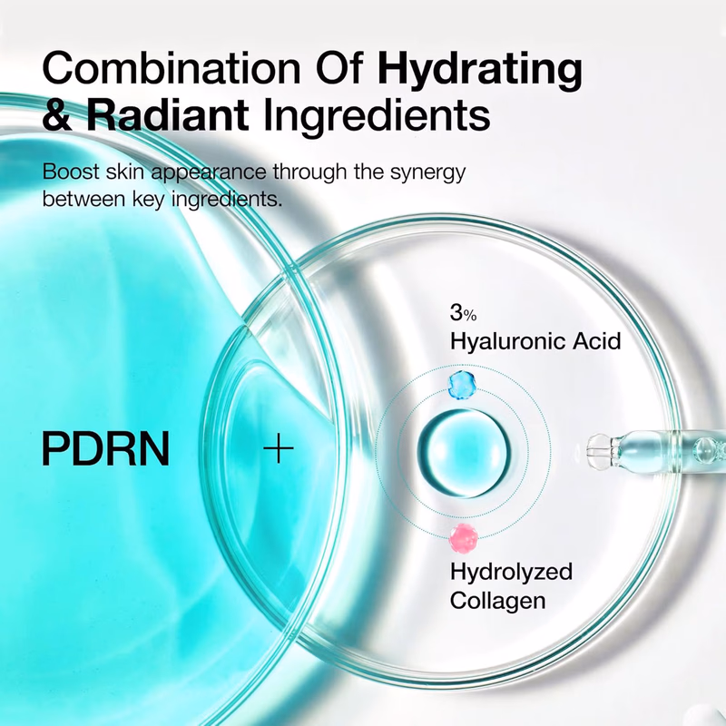 Anua - Pdrn - Hyaluronic Acid Capsule 100 Serum - with Collagen For Plump, Dewy, Radiant Glass Skin