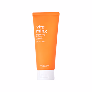 The Face Shop - Vitamin C Brightening Korean Face Wash - Foaming Cleanser with Niacinamide & Panthenol