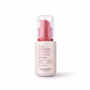 The Face Shop - Collagen & Pomegranate Serum - with Hyaluronic Acid - Collagen Korean Serum