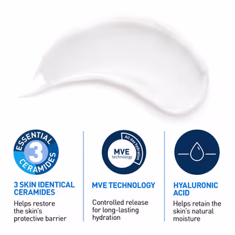 CERAVE - MOISTURIZING CREAM  -  BAUME HYDRATANT