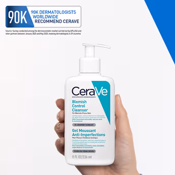 CeraVe - Blemish Control Cleanser - with 2% Salicylic Acid & Niacinamide for Acne-prone skin