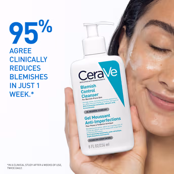 CeraVe - Blemish Control Cleanser - with 2% Salicylic Acid & Niacinamide for Acne-prone skin
