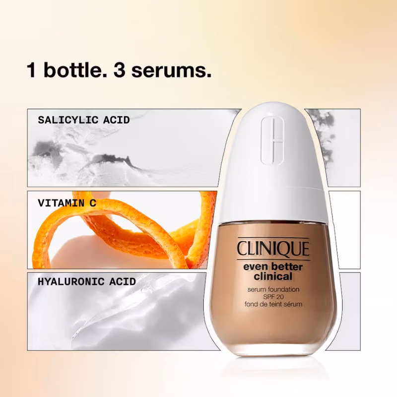 Clinique - CN 18 Cream Whip (VF) - Even Better Clinical - Serum Foundation SPF 20-With Vitamin C