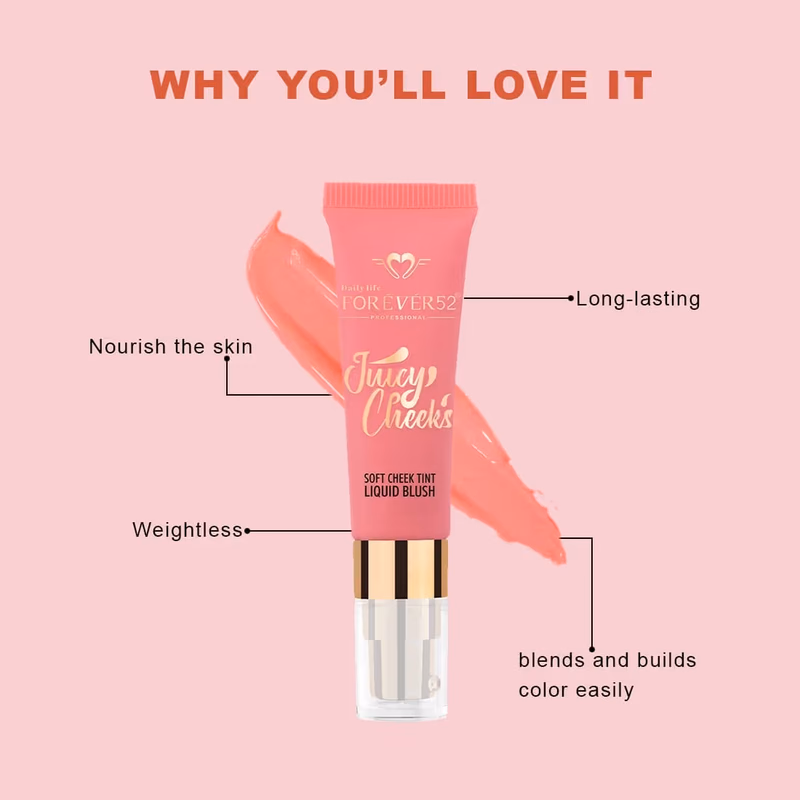DAILY LIFE FOREVER52 - PINK - JUICY CHEEKS-TINT LIQUID BLUSH