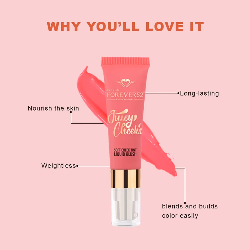 DAILY LIFE FOREVER52 - PINK - JUICY CHEEKS -TINT LIQUID BLUSH