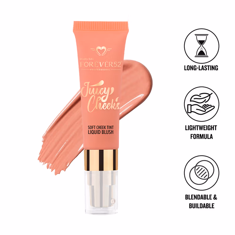 DAILY LIFE FOREVER52 - NUDE - JUICY CHEEKS  TINT LIQUID BLUSH