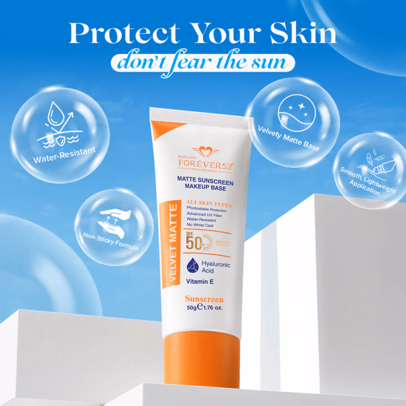 Daily Life Forever52 - Velvet Matte - Sunscreen SPF 50-With Vitamin C & Hyaluronic Acid