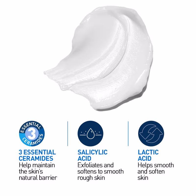 CeraVe - SA Smoothing Cream - For Dry - Rough, Bumpy Skin