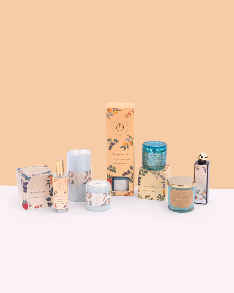 Doft - Orange Cassis - Scented Reed Diffuser Set
