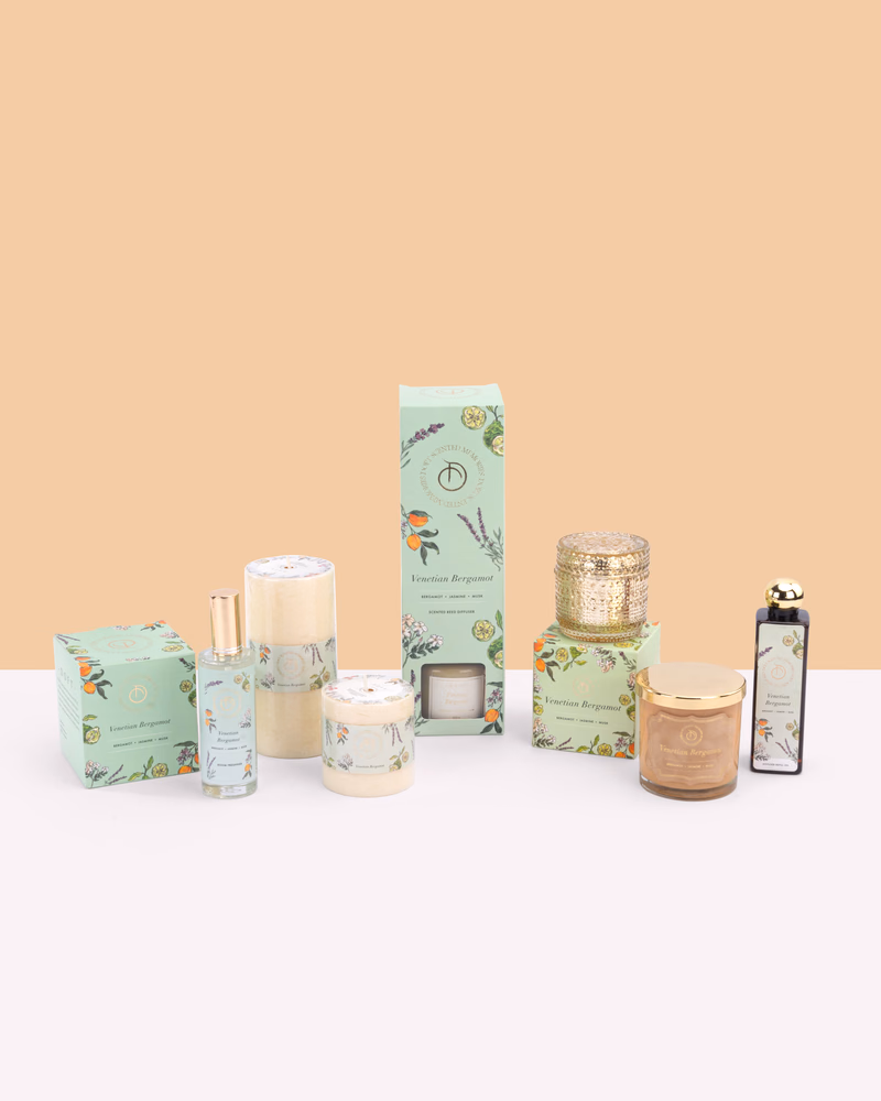 Doft - Venetian Bergamot - Scented Reed Diffuser Set