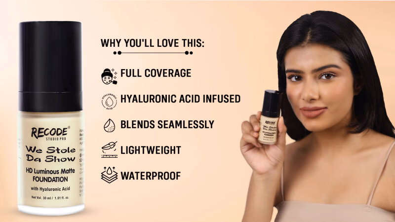 Recode - India - HD Luminous Matte Foundation